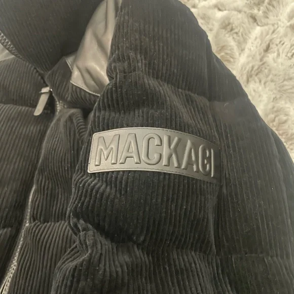 Mackage Mens Rocco Corduroy Down Jacket Sz 44/L - Picture 8 of 10